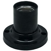 Патрон электрический  ASD П-01 Е27 карболит прямой черный фото Патрон электрический  ASD П-01 Е27 карболит прямой черный картинка